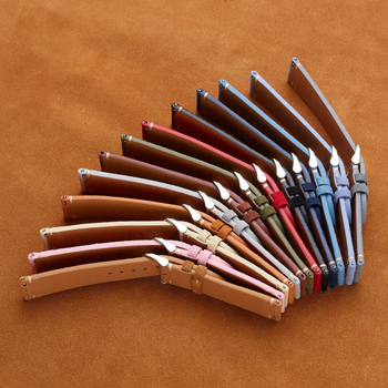 Нов велурени часовник с ръчно шита каишка от велур, за мъже и жени, 14/16/18/20/22 мм