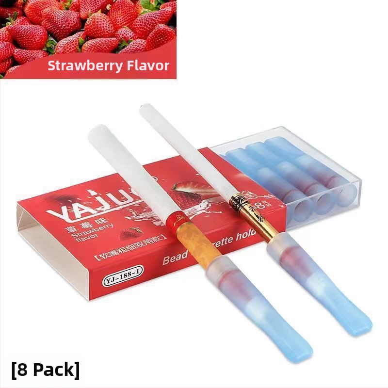 Yajue vienreizlietojamais daudzfunkcionālais augļu garšas pērlīšu cigarešu turētāja filtrs vīriešiem un sievietēm, augstas klases biezs un plāns divējāda lietojuma cigarešu turētāja filtrs vairumtirdzniecībā