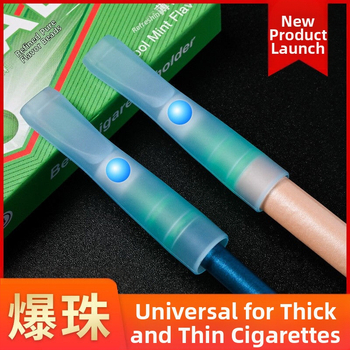 Yajue vienreizlietojamais daudzfunkcionālais augļu garšas pērlīšu cigarešu turētāja filtrs vīriešiem un sievietēm, augstas klases biezs un plāns divējāda lietojuma cigarešu turētāja filtrs vairumtirdzniecībā