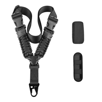 Διασυνοριακό, πολυλειτουργικό σχοινί όπλων με πλεκτό Paracord με κάθετο ιμάντα μονού σημείου, σε πωλήσεις σε αμερικανικό εμπόριο, για εξωτερικούς χώρους