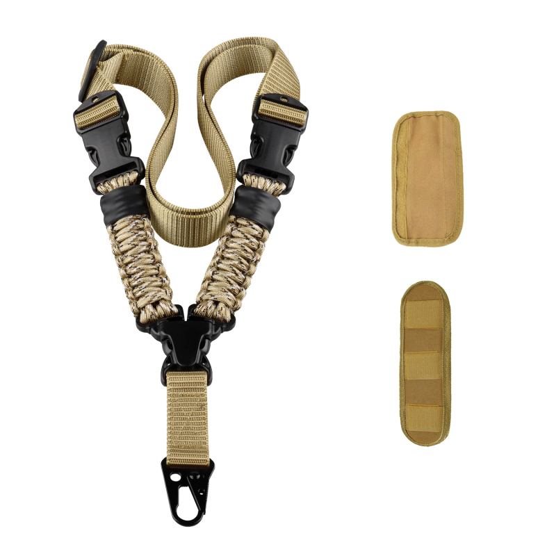 Διασυνοριακό, πολυλειτουργικό σχοινί όπλων με πλεκτό Paracord με κάθετο ιμάντα μονού σημείου, σε πωλήσεις σε αμερικανικό εμπόριο, για εξωτερικούς χώρους