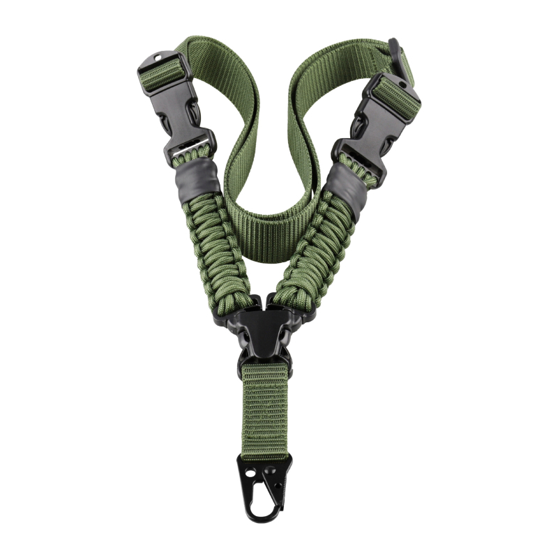 Διασυνοριακό, πολυλειτουργικό σχοινί όπλων με πλεκτό Paracord με κάθετο ιμάντα μονού σημείου, σε πωλήσεις σε αμερικανικό εμπόριο, για εξωτερικούς χώρους