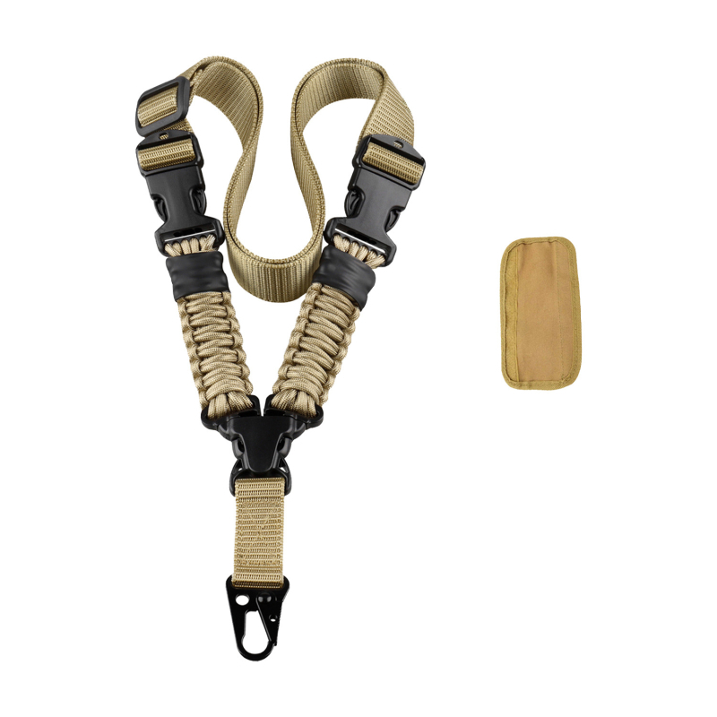 Διασυνοριακό, πολυλειτουργικό σχοινί όπλων με πλεκτό Paracord με κάθετο ιμάντα μονού σημείου, σε πωλήσεις σε αμερικανικό εμπόριο, για εξωτερικούς χώρους