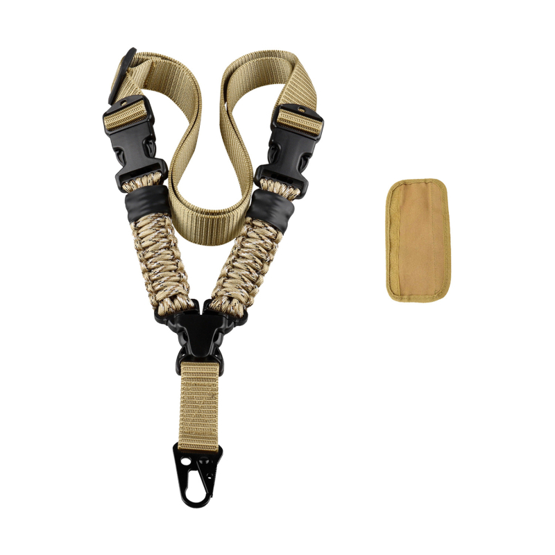 Διασυνοριακό, πολυλειτουργικό σχοινί όπλων με πλεκτό Paracord με κάθετο ιμάντα μονού σημείου, σε πωλήσεις σε αμερικανικό εμπόριο, για εξωτερικούς χώρους