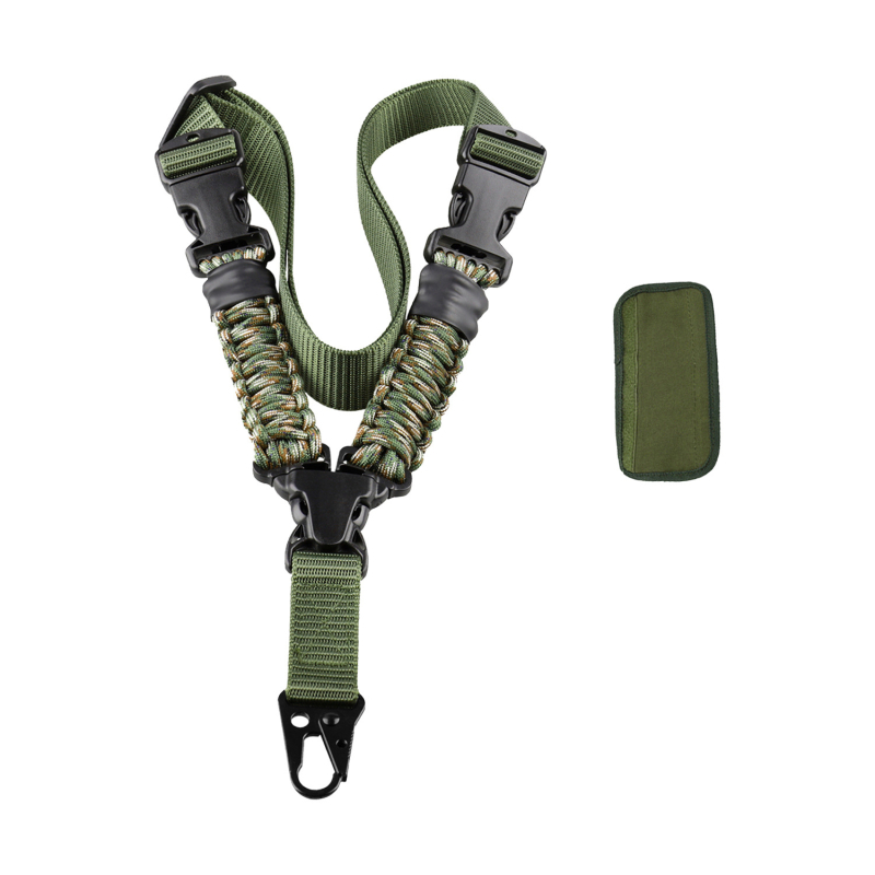 Διασυνοριακό, πολυλειτουργικό σχοινί όπλων με πλεκτό Paracord με κάθετο ιμάντα μονού σημείου, σε πωλήσεις σε αμερικανικό εμπόριο, για εξωτερικούς χώρους