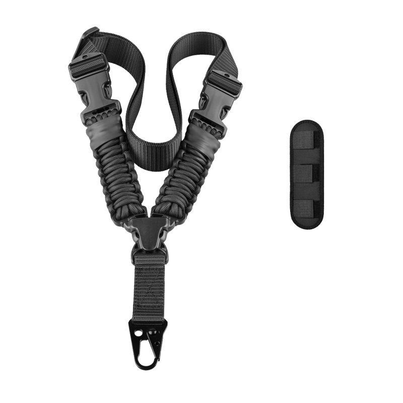 Διασυνοριακό, πολυλειτουργικό σχοινί όπλων με πλεκτό Paracord με κάθετο ιμάντα μονού σημείου, σε πωλήσεις σε αμερικανικό εμπόριο, για εξωτερικούς χώρους