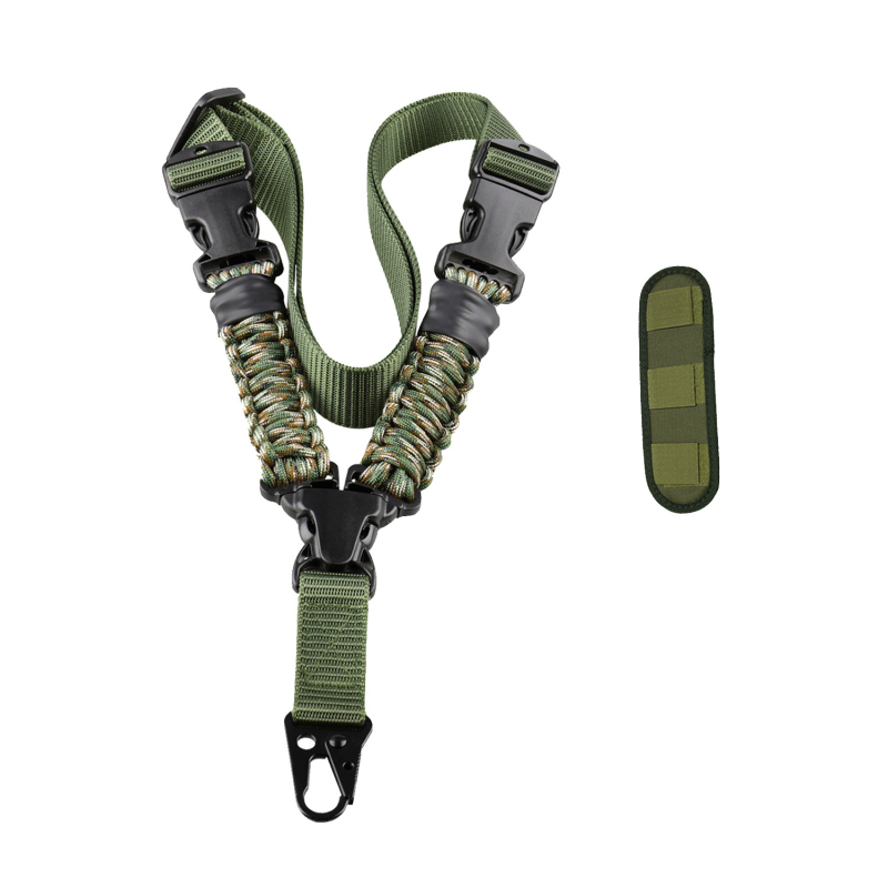 Διασυνοριακό, πολυλειτουργικό σχοινί όπλων με πλεκτό Paracord με κάθετο ιμάντα μονού σημείου, σε πωλήσεις σε αμερικανικό εμπόριο, για εξωτερικούς χώρους