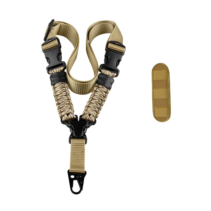 Διασυνοριακό, πολυλειτουργικό σχοινί όπλων με πλεκτό Paracord με κάθετο ιμάντα μονού σημείου, σε πωλήσεις σε αμερικανικό εμπόριο, για εξωτερικούς χώρους