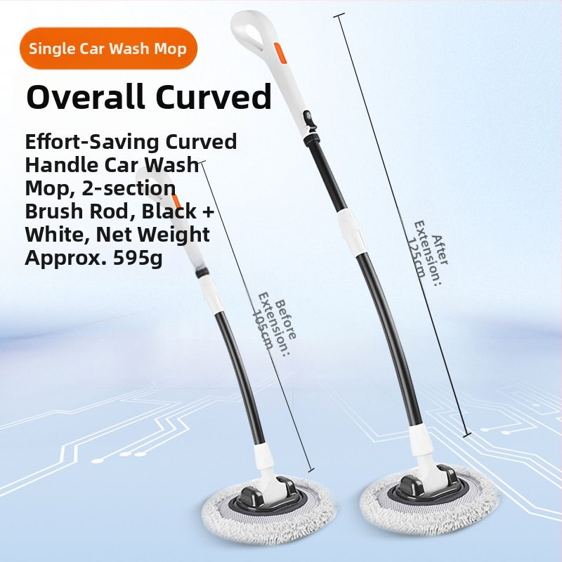 „Zhongheng“ automobilių plovimo šluostė, specialus automobilių plovimo šepetys, nepažeidžiantis automobilio, ilga rankena, teleskopinis minkštų šerelių šepetys automobilio valymui ir šluostymui