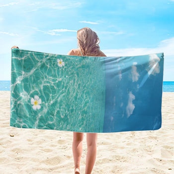 Tarpvalstybinė užsienio prekyba, didmeninė prekyba mikropluošto, užsienio prekyba, kvadratinis paplūdimio rankšluostis, didelis dydis, smėliui atsparus, minkštas kvadratinis rankšluostis, jūrinio stiliaus