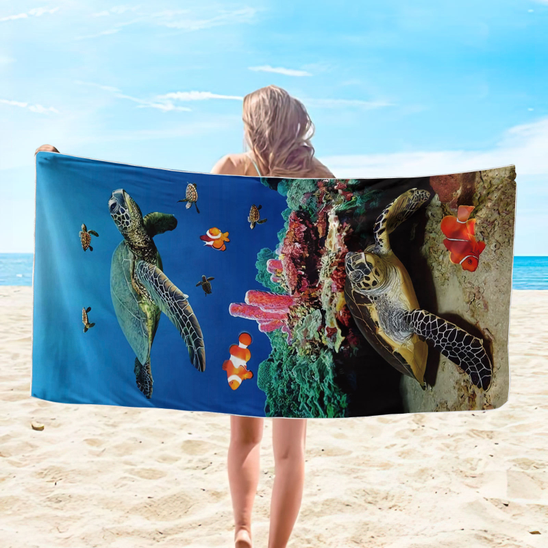 Tarpvalstybinė užsienio prekyba, didmeninė prekyba mikropluošto, užsienio prekyba, kvadratinis paplūdimio rankšluostis, didelis dydis, smėliui atsparus, minkštas kvadratinis rankšluostis, jūrinio stiliaus