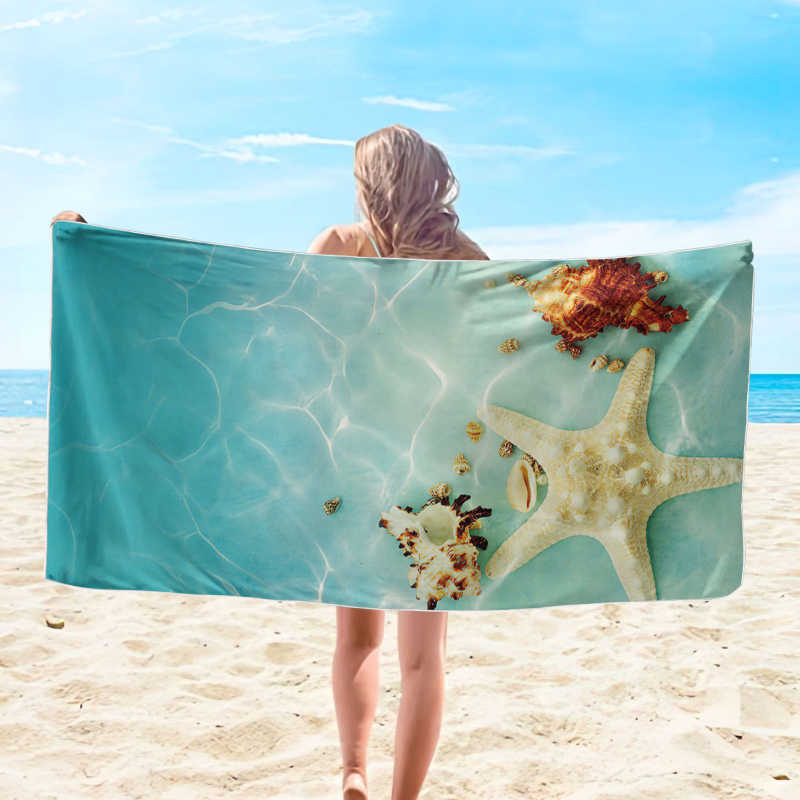 Tarpvalstybinė užsienio prekyba, didmeninė prekyba mikropluošto, užsienio prekyba, kvadratinis paplūdimio rankšluostis, didelis dydis, smėliui atsparus, minkštas kvadratinis rankšluostis, jūrinio stiliaus