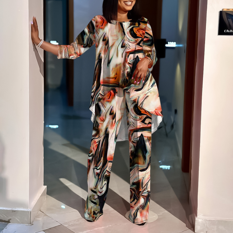 Γυναικείο κοστούμι ψηφιακής εκτύπωσης με νέο διασυνοριακό χάρτη προϊόντων 2021