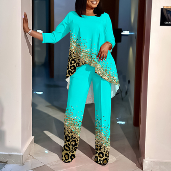 2021. aasta piiriülene uue toote kaart, naiste lahtine digitaaltrüki ülikond