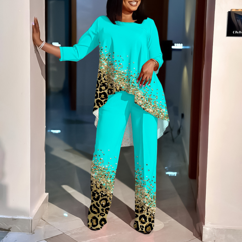 2021. aasta piiriülene uue toote kaart, naiste lahtine digitaaltrüki ülikond