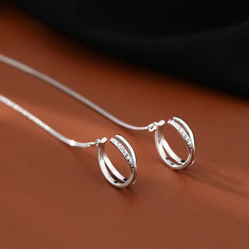 925 prabos sidabriniai auskarai su kutais, vasariniai auskarai, 2024 m. nauji madingi auskarai, šalto vėjo auskarai, moteriški papuošalai