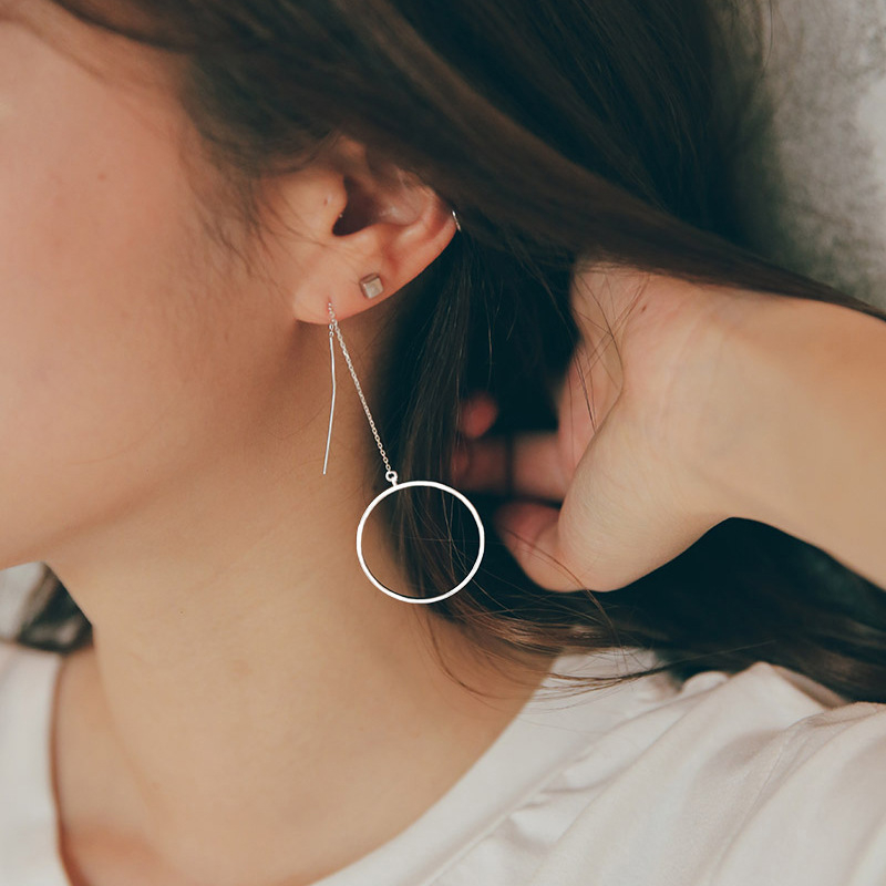 925 prabos sidabriniai auskarai su kutais, vasariniai auskarai, 2024 m. nauji madingi auskarai, šalto vėjo auskarai, moteriški papuošalai