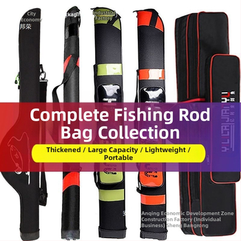 1,2 m meškerės krepšys, kietas meškerės krepšys, didelis pilvo krepšys, „Luya“ juosmens krepšys, meškerės krepšys, vandeniui atsparus žvejybos įrangos krepšys, trijų sluoksnių krepšys jūrinėms meškerėms