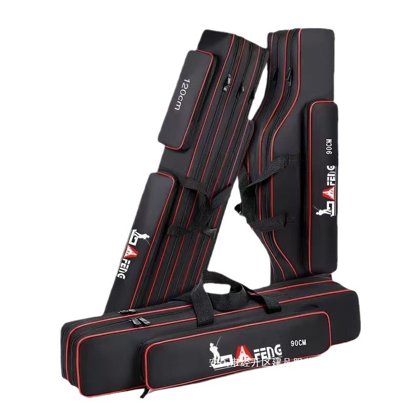 1,2 m meškerės krepšys, kietas meškerės krepšys, didelis pilvo krepšys, „Luya“ juosmens krepšys, meškerės krepšys, vandeniui atsparus žvejybos įrangos krepšys, trijų sluoksnių krepšys jūrinėms meškerėms