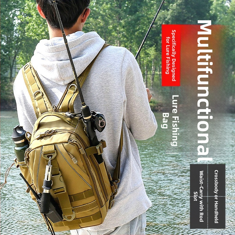 1,2 m meškerės krepšys, kietas meškerės krepšys, didelis pilvo krepšys, „Luya“ juosmens krepšys, meškerės krepšys, vandeniui atsparus žvejybos įrangos krepšys, trijų sluoksnių krepšys jūrinėms meškerėms