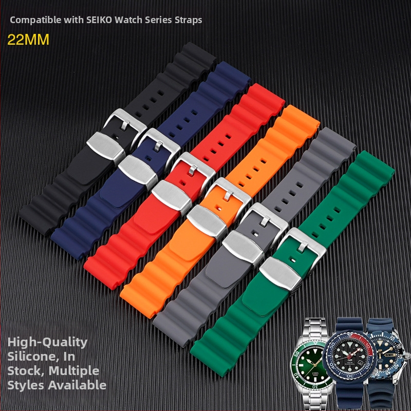 Подходящ за силиконов часовник Seiko с Water Ghost 007 abalone small MM canned diver cam 22MM spot на едро