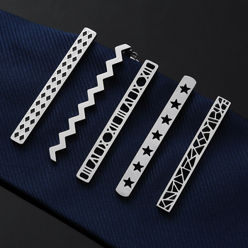 Roostevabast terasest lipsuklamber, ebakorrapärane, õõnes, kuldne, hõbedane lipsuklamber, must, äriline, lihtne, täppklamber