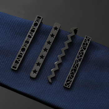 Roostevabast terasest lipsuklamber, ebakorrapärane, õõnes, kuldne, hõbedane lipsuklamber, must, äriline, lihtne, täppklamber