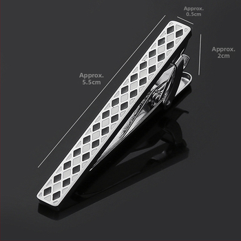 Roostevabast terasest lipsuklamber, ebakorrapärane, õõnes, kuldne, hõbedane lipsuklamber, must, äriline, lihtne, täppklamber