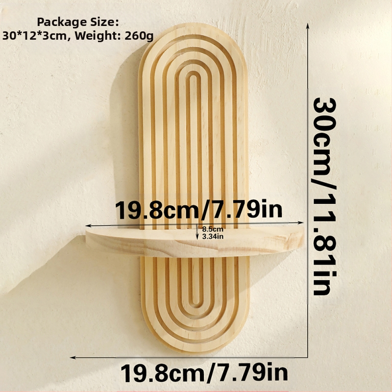 Boemski ovalni konac, kreativni stalak za cvjetne posude od punog drva, drveni rukotvorini, ukras za dom