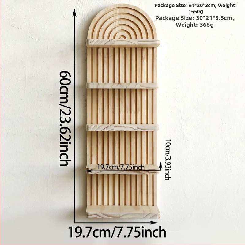 Boemski ovalni konac, kreativni stalak za cvjetne posude od punog drva, drveni rukotvorini, ukras za dom