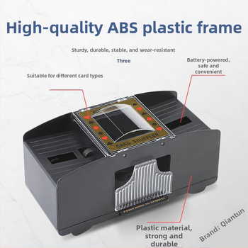 Kāršu jaukšanas mašīna, automātiska pokera karšu izsniegšanas mašīna, karšu jaukšanas mašīna, Teksasas pokers, elektriskā, pretkrāpšanās, vairāku pāru, mazgājama