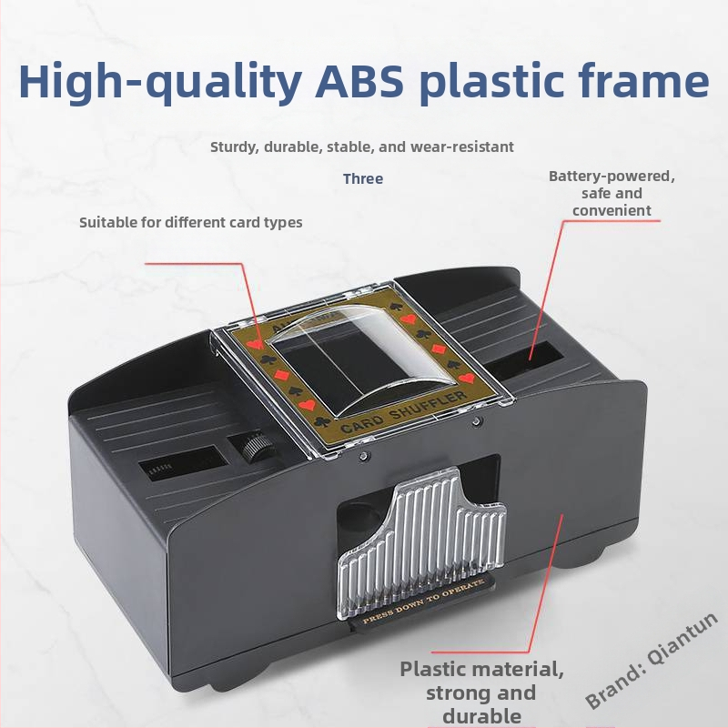 Automatický stroj na miešanie kariet, automat na vydávanie pokrových kariet, stroj na miešanie kariet, Texas poker, elektrický, proti podvádzaniu, viacpárový, umývateľný