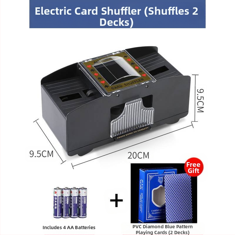 Kāršu jaukšanas mašīna, automātiska pokera karšu izsniegšanas mašīna, karšu jaukšanas mašīna, Teksasas pokers, elektriskā, pretkrāpšanās, vairāku pāru, mazgājama