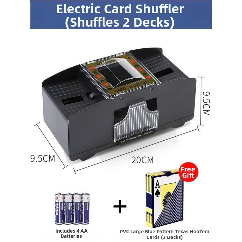 Kāršu jaukšanas mašīna, automātiska pokera karšu izsniegšanas mašīna, karšu jaukšanas mašīna, Teksasas pokers, elektriskā, pretkrāpšanās, vairāku pāru, mazgājama