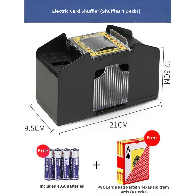 Kāršu jaukšanas mašīna, automātiska pokera karšu izsniegšanas mašīna, karšu jaukšanas mašīna, Teksasas pokers, elektriskā, pretkrāpšanās, vairāku pāru, mazgājama