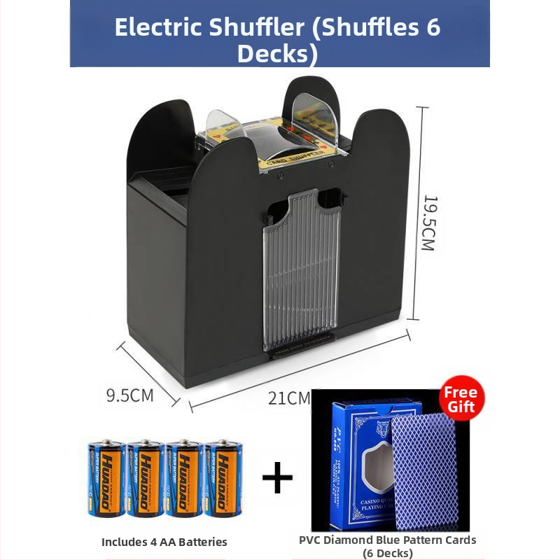 Kāršu jaukšanas mašīna, automātiska pokera karšu izsniegšanas mašīna, karšu jaukšanas mašīna, Teksasas pokers, elektriskā, pretkrāpšanās, vairāku pāru, mazgājama