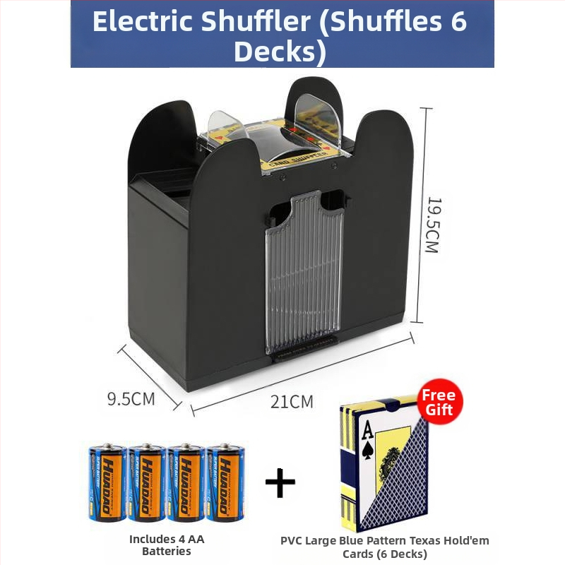 Kāršu jaukšanas mašīna, automātiska pokera karšu izsniegšanas mašīna, karšu jaukšanas mašīna, Teksasas pokers, elektriskā, pretkrāpšanās, vairāku pāru, mazgājama