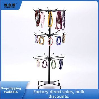 Daugiasluoksnė gatvės prekystalio besisukanti lentynėlė, karoliai, automobiliams pakabinami karoliukai, virvelės, kojinės, skrybėlių papuošalų lentynėlė, parduotuvės durų pakabinamas stovas, vitrina 1