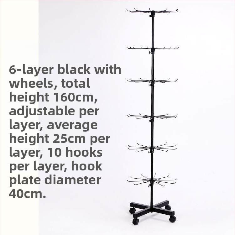 Daugiasluoksnė gatvės prekystalio besisukanti lentynėlė, karoliai, automobiliams pakabinami karoliukai, virvelės, kojinės, skrybėlių papuošalų lentynėlė, parduotuvės durų pakabinamas stovas, vitrina 1