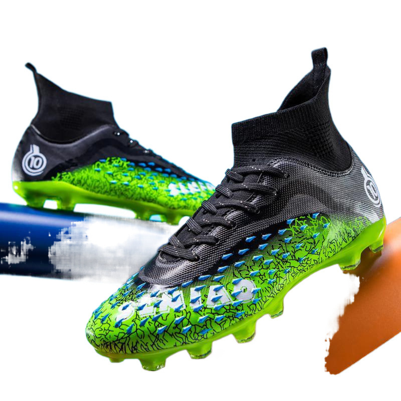 Factory Help Daifa Crossborder futbola apavi vīriešiem, augsti, ar salauztu nagu zāli, sacensību apavi, bērnu, studentu treniņu sporta apavi