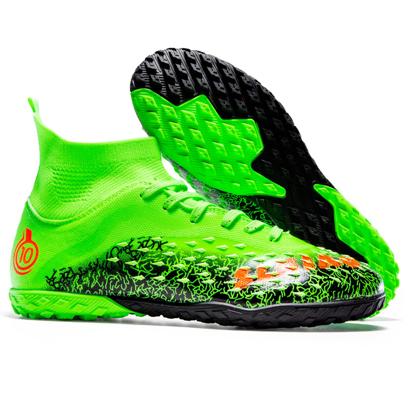 Factory Help Daifa Crossborder futbola apavi vīriešiem, augsti, ar salauztu nagu zāli, sacensību apavi, bērnu, studentu treniņu sporta apavi