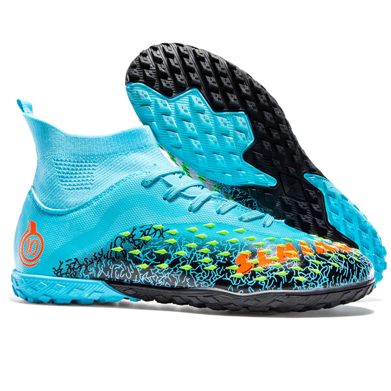 Factory Help Daifa Crossborder futbola apavi vīriešiem, augsti, ar salauztu nagu zāli, sacensību apavi, bērnu, studentu treniņu sporta apavi