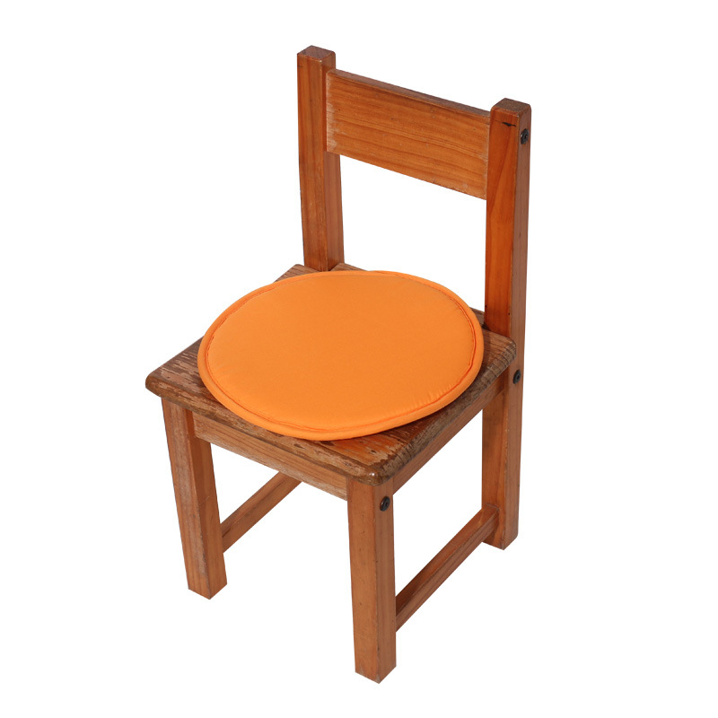 Majapidamises kasutatav lihtne kommivärvi ümmargune 30 cm padi paksendatud käsnaga ümmargune taburetipadi puhtast värvist kangast toolipadja täpphulgimüük