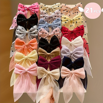 Határokon átnyúló új Gipsophila gyöngyházfényű gyémánt masni szalaggal hajtű női lófarok felső klip ruházati hajtű