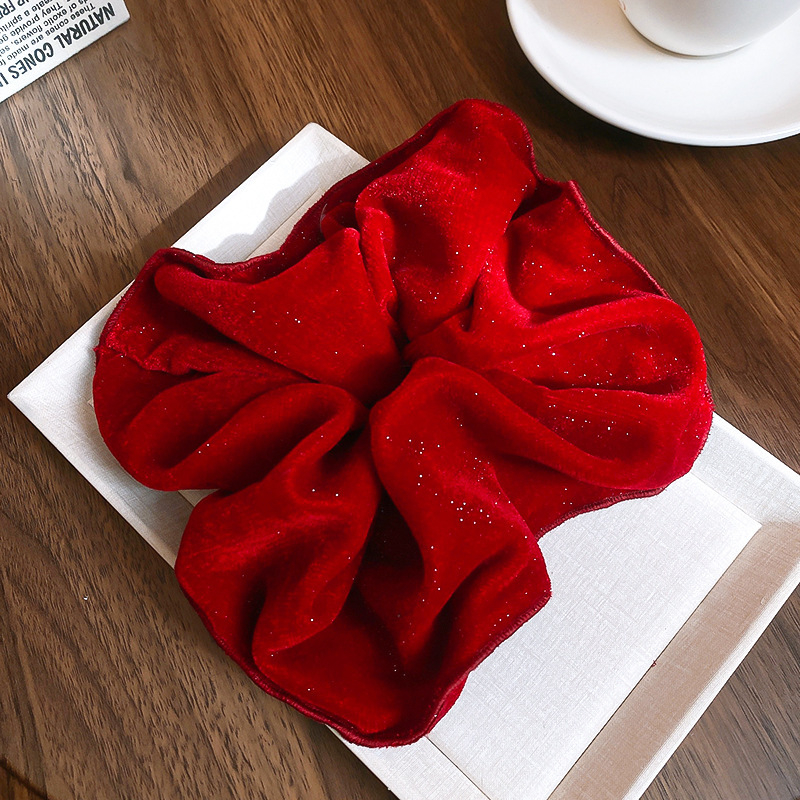 Franču retro romantiska sarkanas rozes ziedu matadata vasaras modes satvērēja haizivs klipsis pieejami grezni augstas klases matu aksesuāri