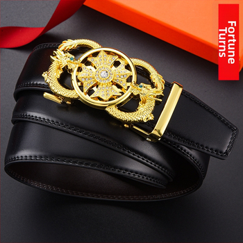 Ζώνη τρεξίματος με ενσωματωμένο διαμάντι, ανδρική δερμάτινη αυτόματη ζώνη, μοντέρνα απλή ζώνη, χονδρική, εξατομικευμένη ζώνη βρύσης