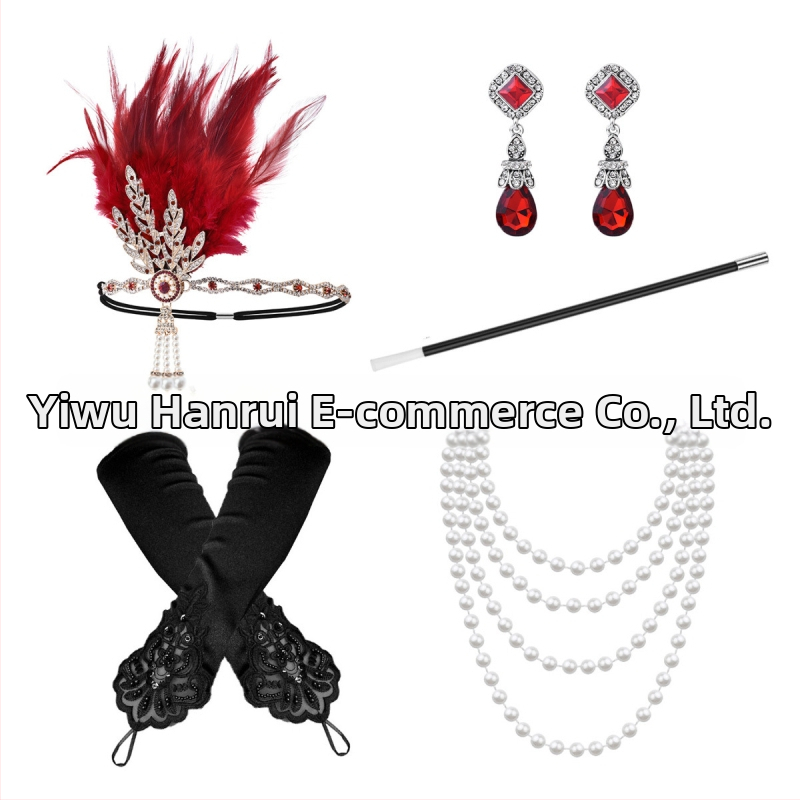 Аксесоари за Великия Гетсби от 20-те години на миналия век, маскарад, ергенско парти, Хелоуин, костюм на жокей клуб