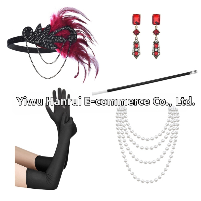 Аксесоари за Великия Гетсби от 20-те години на миналия век, маскарад, ергенско парти, Хелоуин, костюм на жокей клуб