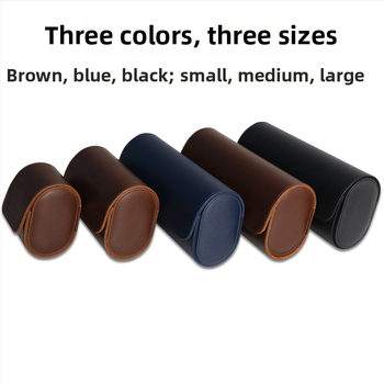 Aukštos klasės PU odos laikrodžių dėžutė viengubiems / dvigubiems / trigubiems laikrodžiams, laikrodžių laikymo dėžutė, mechaninių laikrodžių apsauginė odinė dėžutė nuo dulkių