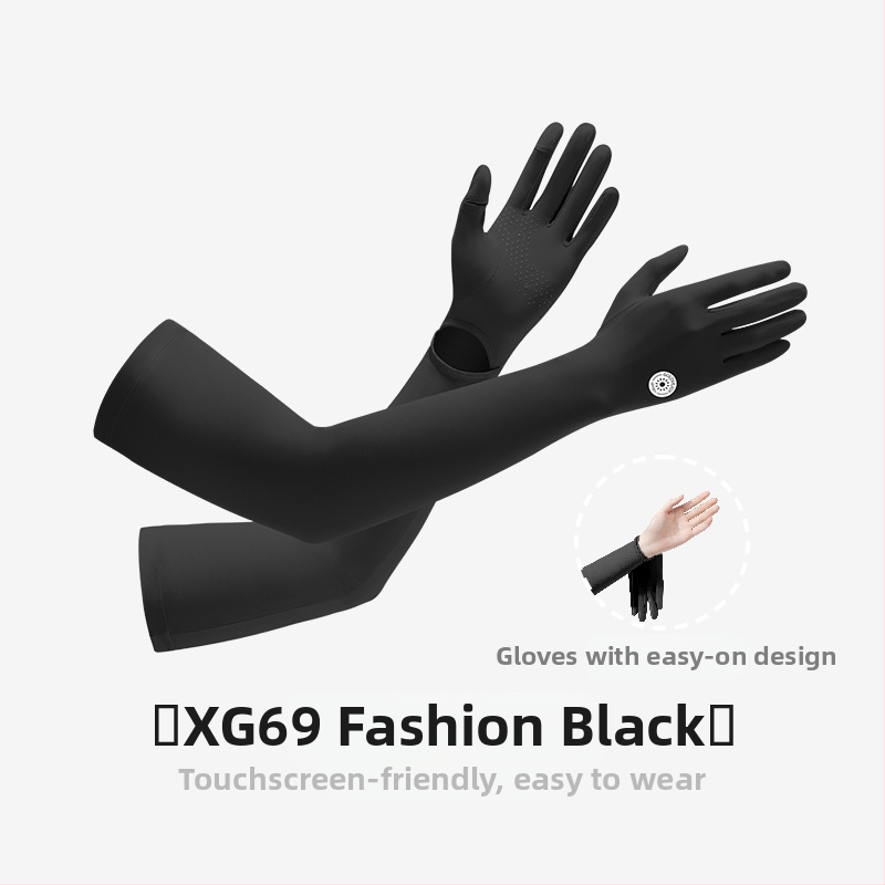 Suvised päikesekaitsekreemi varrukad õues kasutamiseks mõeldud naiste jalgrattasõiduks, UV-vastased hingavad jäävarrukad, higi imavad päikesevarjud, jääsiidist käevarrukad HB16